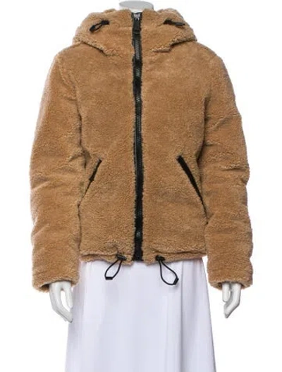 Pre-owned Sam Down Jacket In Brown