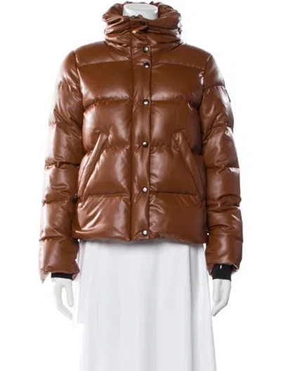 Pre-owned Sam Down Jacket In Brown