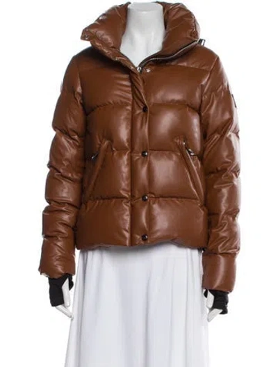 Pre-owned Sam Down Jacket In Brown