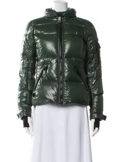 Pre-owned Sam Down Jacket In Green