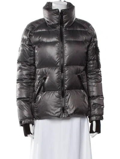 Pre-owned Sam Down Jacket In Green