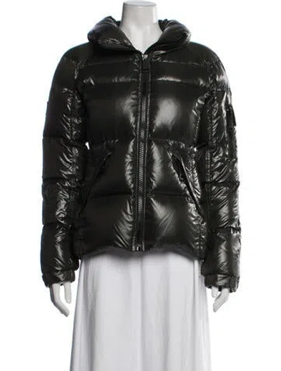 Pre-owned Sam Down Jacket In Green