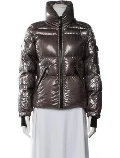 Pre-owned Sam Down Jacket In Metallic/silver