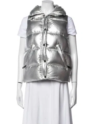 Pre-owned Sam Down Jacket In Metallic/silver