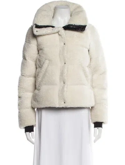 Pre-owned Sam Down Jacket In Neutral