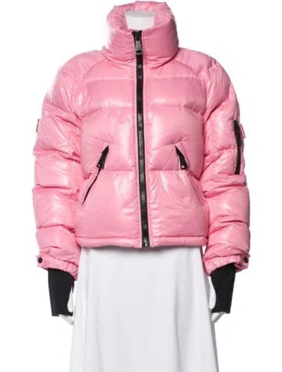Pre-owned Sam Down Jacket In Pink