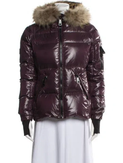 Pre-owned Sam Down Jacket In Purple