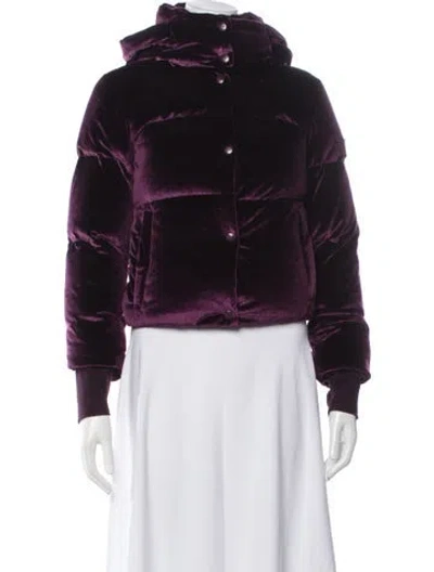 Pre-owned Sam Down Jacket In Purple