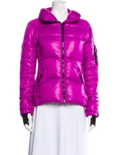 Pre-owned Sam Down Jacket In Purple