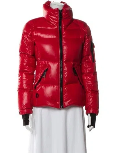 Pre-owned Sam Down Jacket In Red