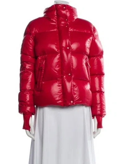 Pre-owned Sam Down Jacket In Red