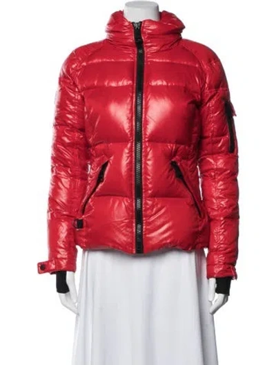 Pre-owned Sam Down Jacket In Red