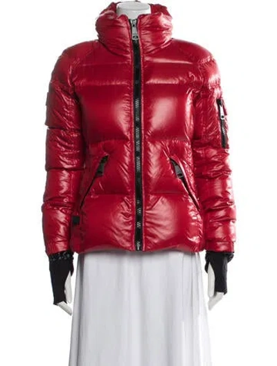 Pre-owned Sam Down Jacket In Red