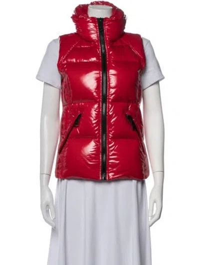 Pre-owned Sam Down Jacket In Red