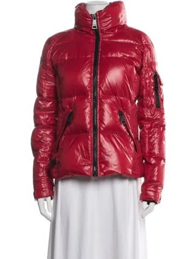 Pre-owned Sam Down Jacket In Red