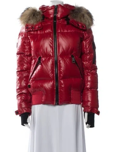 Pre-owned Sam Down Jacket In Red