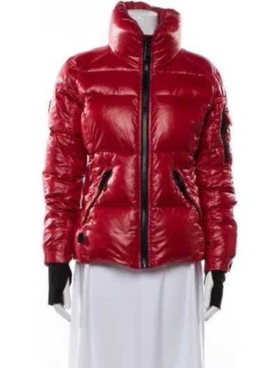 Pre-owned Sam Down Jacket In Red