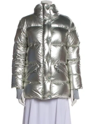 Pre-owned Sam Down Jacket In Silver