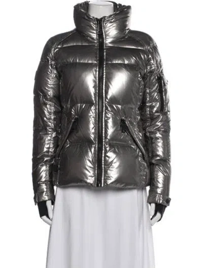 Pre-owned Sam Down Jacket In Silver
