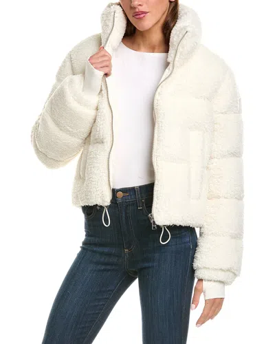 Sam . Down Sherpa Puffer Jacket In White
