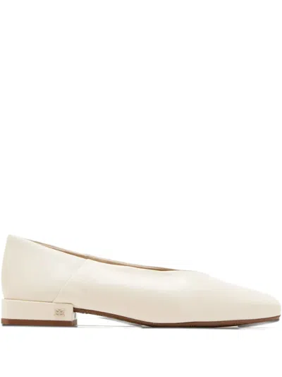 Sam Edelman 25mm Block-heel Pumps In Neutral