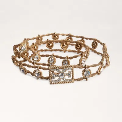 Sam Edelman 30mm Ee Ornate Chain Belt Gold