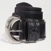 Sam Edelman 45mm Original Buckle Belt Black Leather In Black
