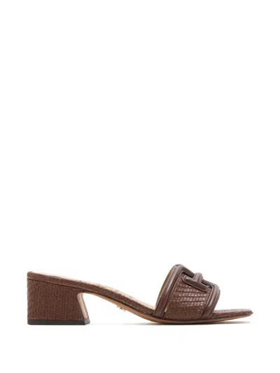 Sam Edelman 45mm Waylon Heeled Sandals In Brown