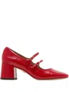 Sam Edelman 60mm Sarah Buckle-strap Pumps In Red