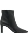 Sam Edelman 69mm Saige Leather Boots In Black