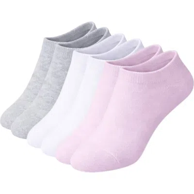 Sam Edelman 6-pack Half Cushion Low Cut Socks In Multi