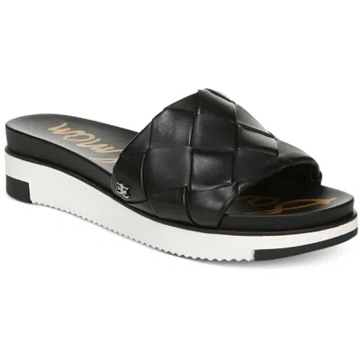 Sam Edelman Adaley Womens Leather Flat Pool Slides