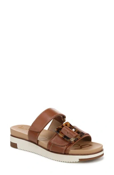 Sam Edelman Adrianna Two-strap Sandal In Brown