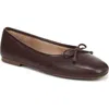 Sam Edelman Alie Ballet Flat In Brown