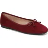 Sam Edelman Alie Ballet Flat In Burgundy