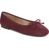 Sam Edelman Alie Ballet Flat In Burgundy