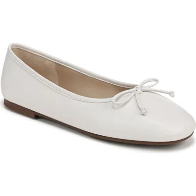 Sam Edelman Alie Ballet Flat In White