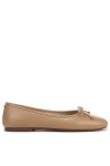 Sam Edelman Alie Bow Ballet Flats In Brown