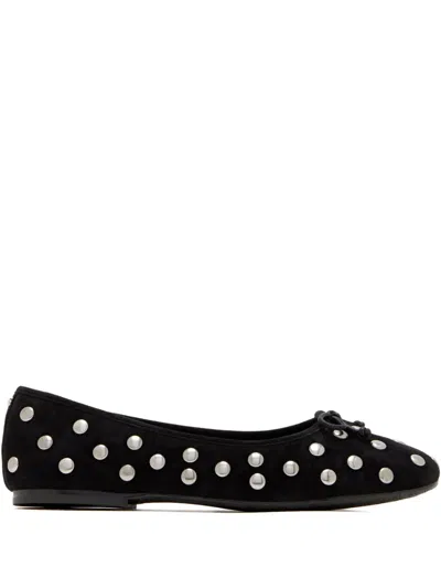 SAM EDELMAN ALIE STUDDED-EMBELLISHMENT BALLERINA SHOES