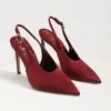Sam Edelman Alina Slingback Pointed Toe Pump In Red