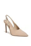 Sam Edelman Alina Slingback Pointed Toe Pump In Beige