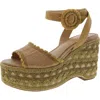 Sam Edelman Amber Platform Sandal Buff Tan Suede In Multi