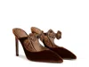 Sam Edelman Amelie Mule Pump Spiced Camel Brown In Brown