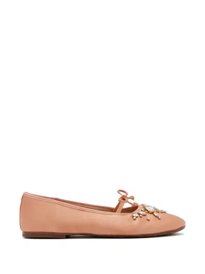 Sam Edelman Amy Embellished Tie Ballet Flats In Multi