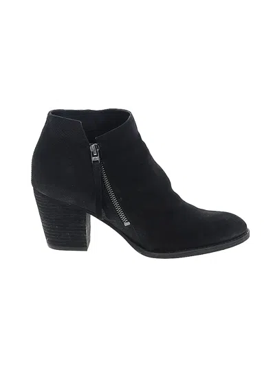 Pre-owned Sam Edelman Ankle Boots In Black