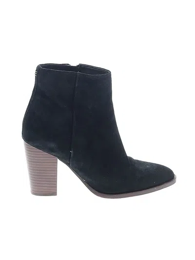 Pre-owned Sam Edelman Ankle Boots In Black