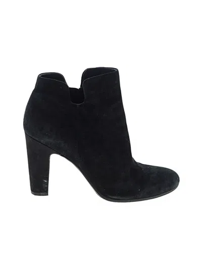 Pre-owned Sam Edelman Ankle Boots In Black