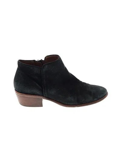 Pre-owned Sam Edelman Ankle Boots In Black