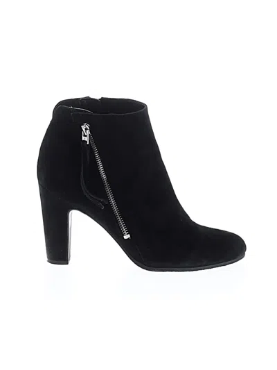 Pre-owned Sam Edelman Ankle Boots In Black