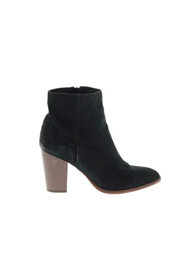 Pre-owned Sam Edelman Ankle Boots In Black